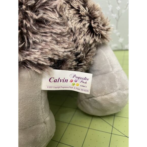 Progressive Plush 10" Calvin Owl Stuffed Animal 2021 Embroidered Eyes Soft Toy - Picture 7 of 9